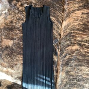 Pleats Please Long Tank Dress and Matching Jacket
